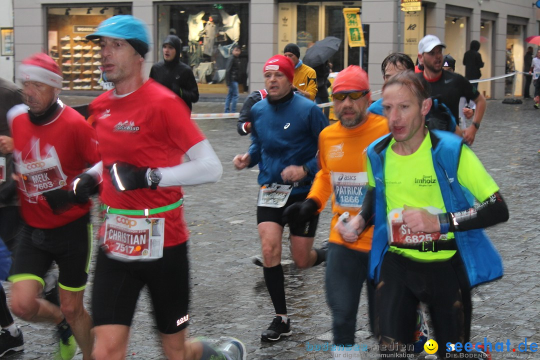 Swiss City Marathon: Lucerne Luzern Schweiz Switzerland, 28.10.2018