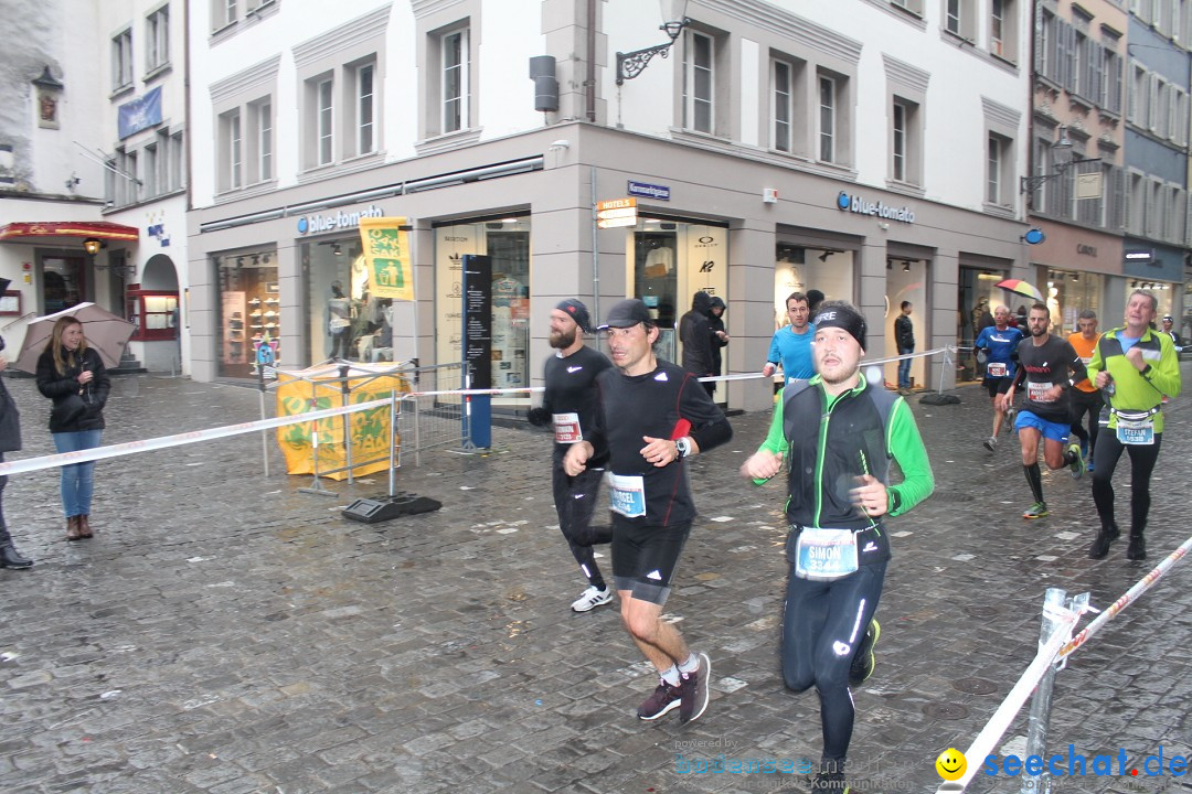 Swiss City Marathon: Lucerne Luzern Schweiz Switzerland, 28.10.2018