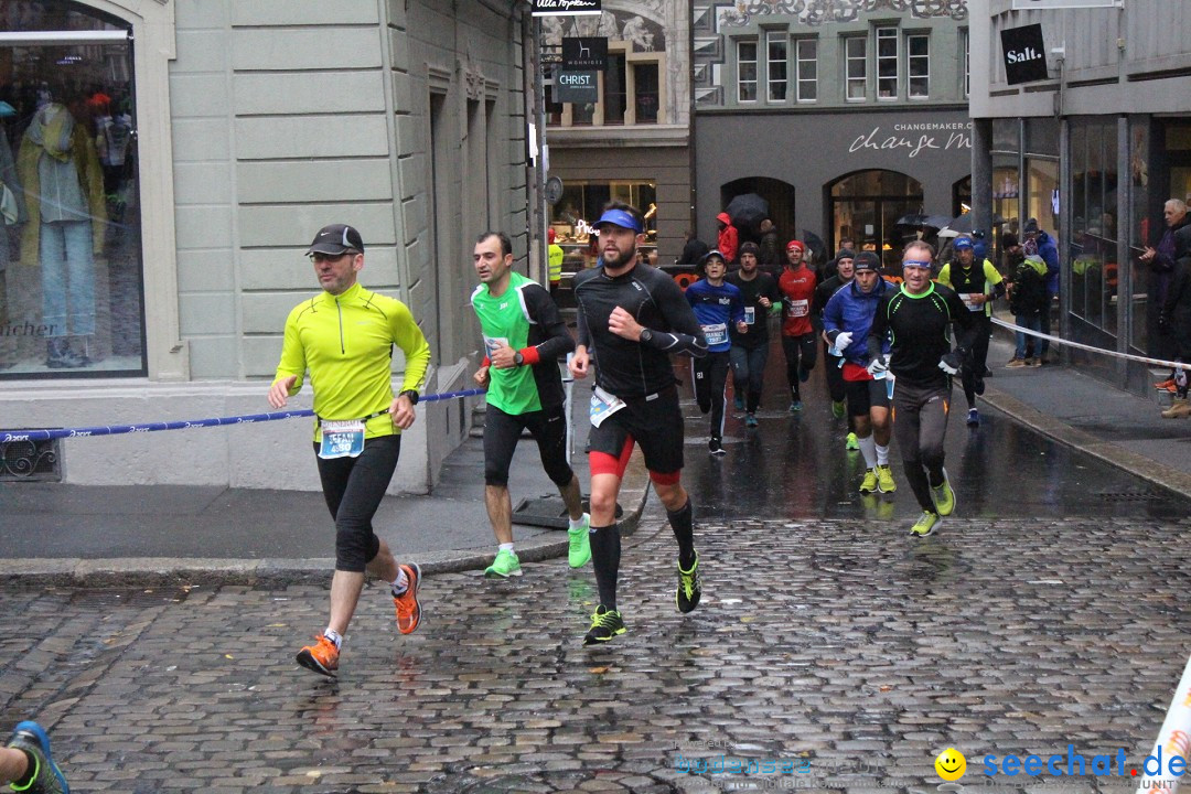 Swiss City Marathon: Lucerne Luzern Schweiz Switzerland, 28.10.2018