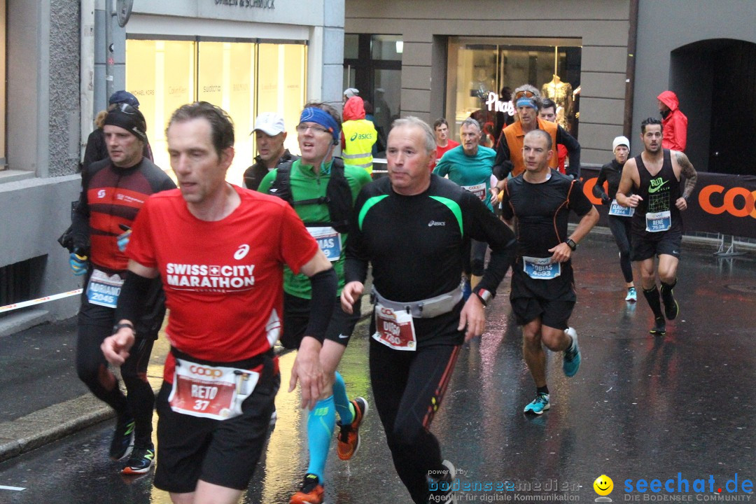 Swiss City Marathon: Lucerne Luzern Schweiz Switzerland, 28.10.2018