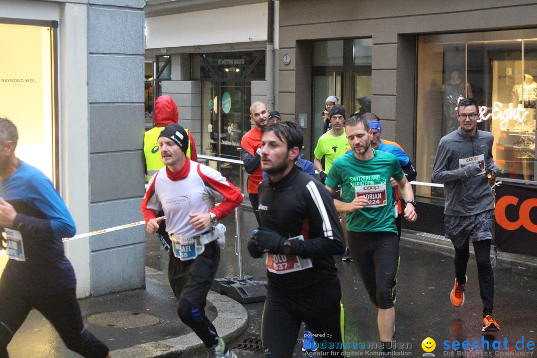 Swiss City Marathon: Lucerne Luzern Schweiz Switzerland, 28.10.2018