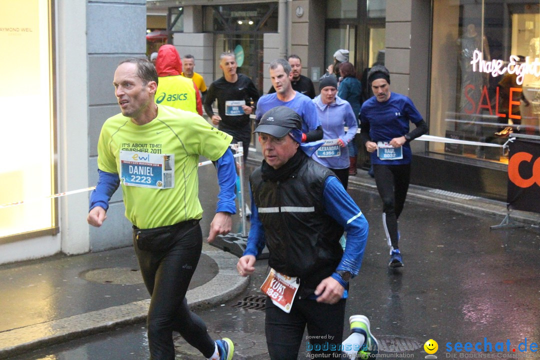 Swiss City Marathon: Lucerne Luzern Schweiz Switzerland, 28.10.2018