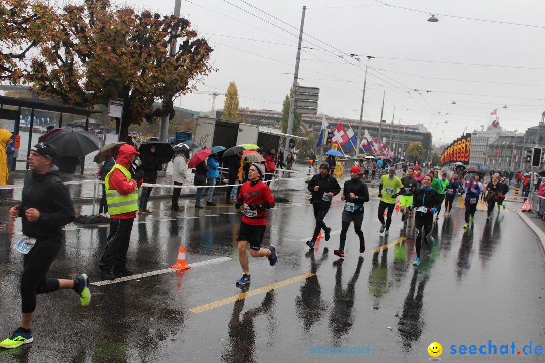 Swiss City Marathon: Lucerne Luzern Schweiz Switzerland, 28.10.2018