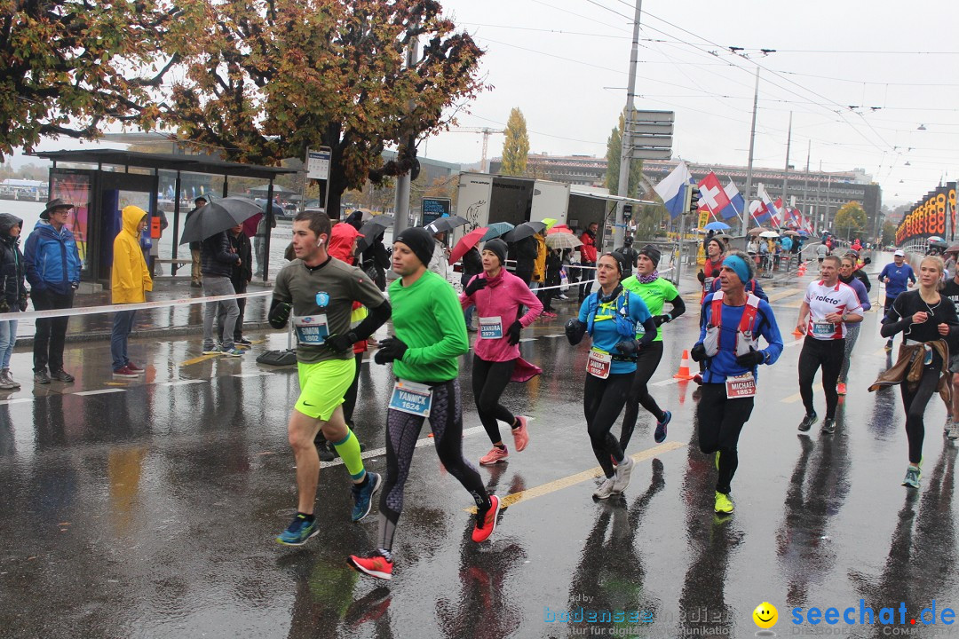 Swiss City Marathon: Lucerne Luzern Schweiz Switzerland, 28.10.2018