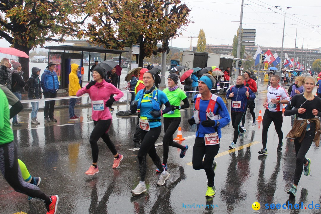 Swiss City Marathon: Lucerne Luzern Schweiz Switzerland, 28.10.2018