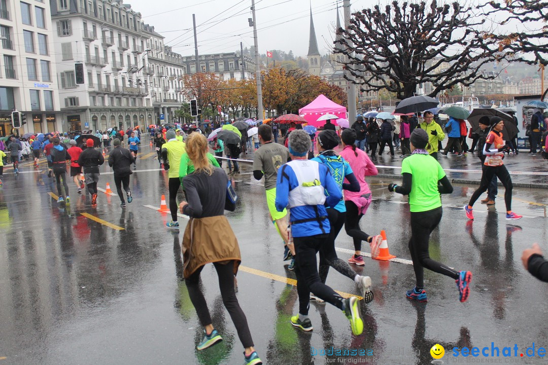 Swiss City Marathon: Lucerne Luzern Schweiz Switzerland, 28.10.2018