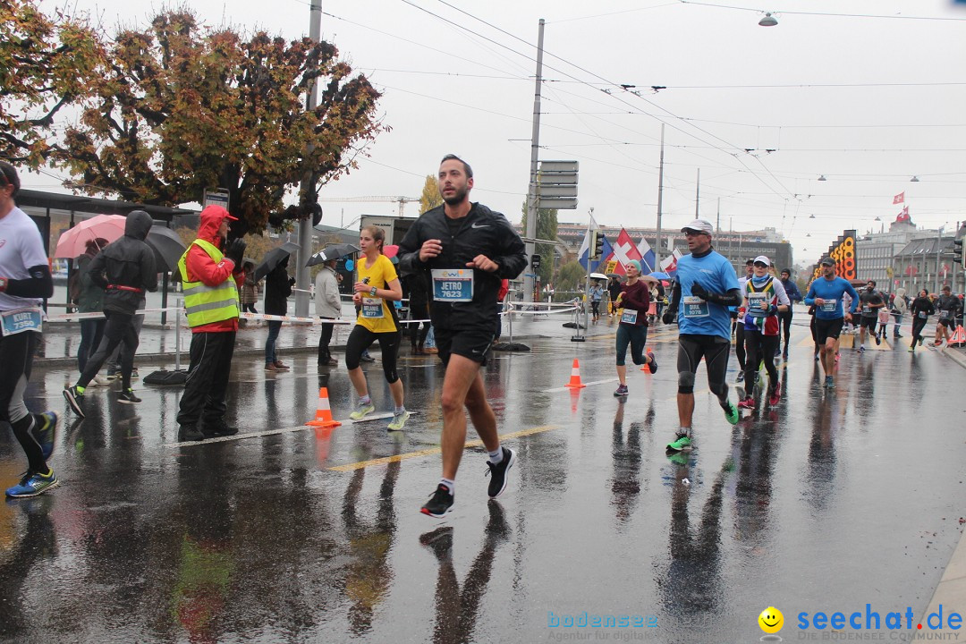 Swiss City Marathon: Lucerne Luzern Schweiz Switzerland, 28.10.2018