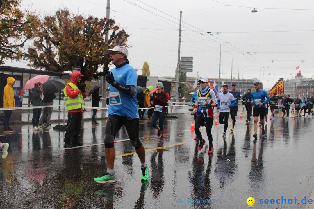 Swiss City Marathon: Lucerne Luzern Schweiz Switzerland, 28.10.2018