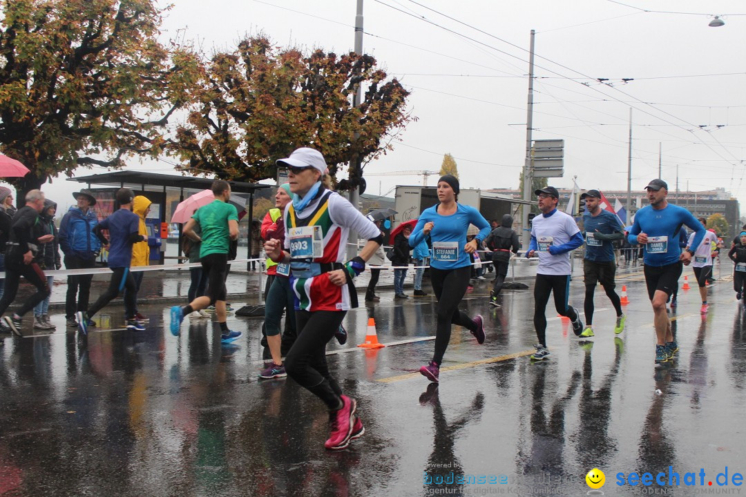 Swiss City Marathon: Lucerne Luzern Schweiz Switzerland, 28.10.2018