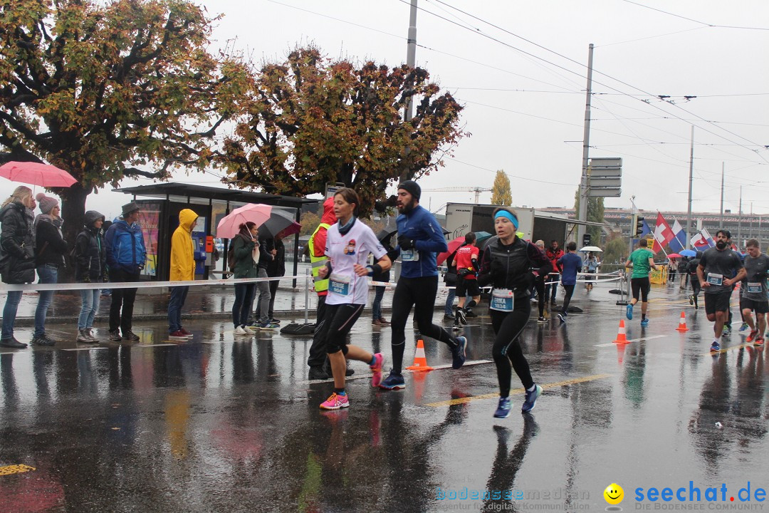 Swiss City Marathon: Lucerne Luzern Schweiz Switzerland, 28.10.2018