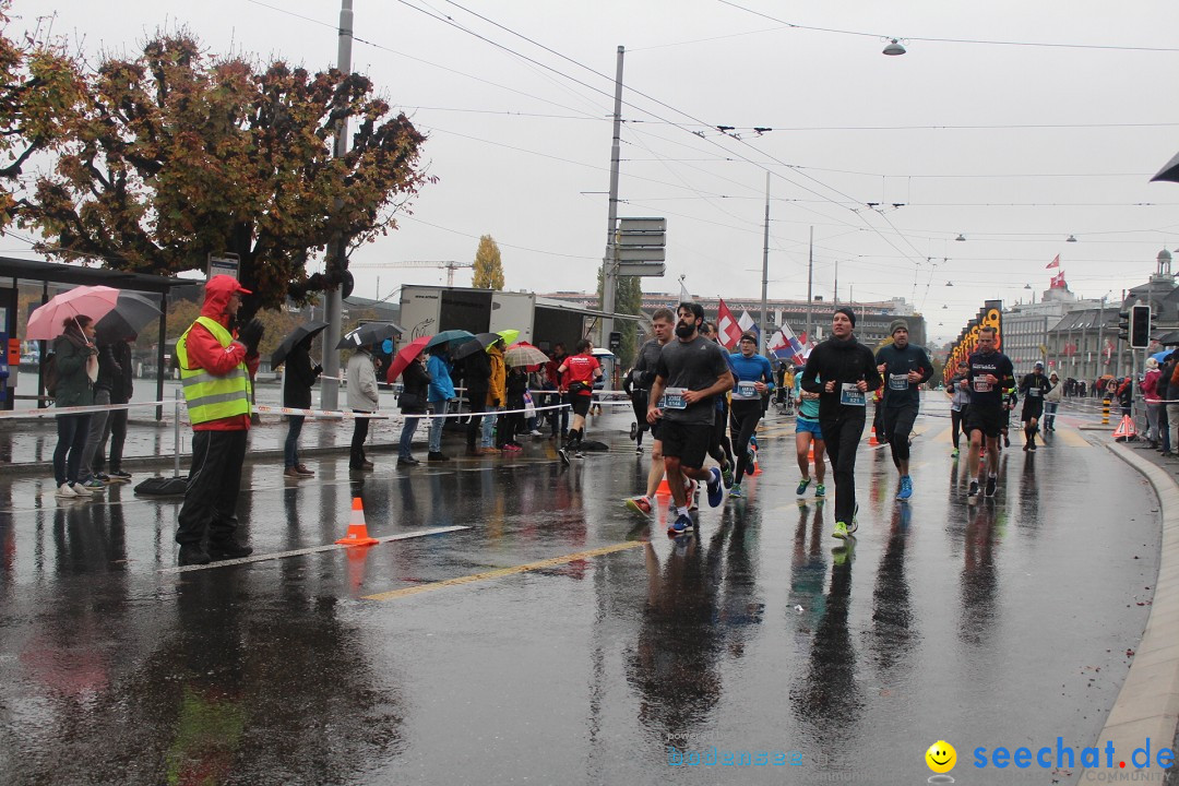 Swiss City Marathon: Lucerne Luzern Schweiz Switzerland, 28.10.2018