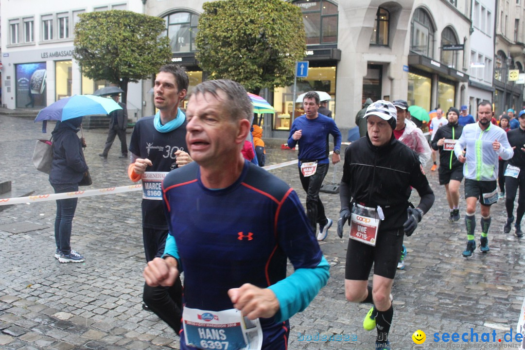 Swiss City Marathon: Lucerne Luzern Schweiz Switzerland, 28.10.2018