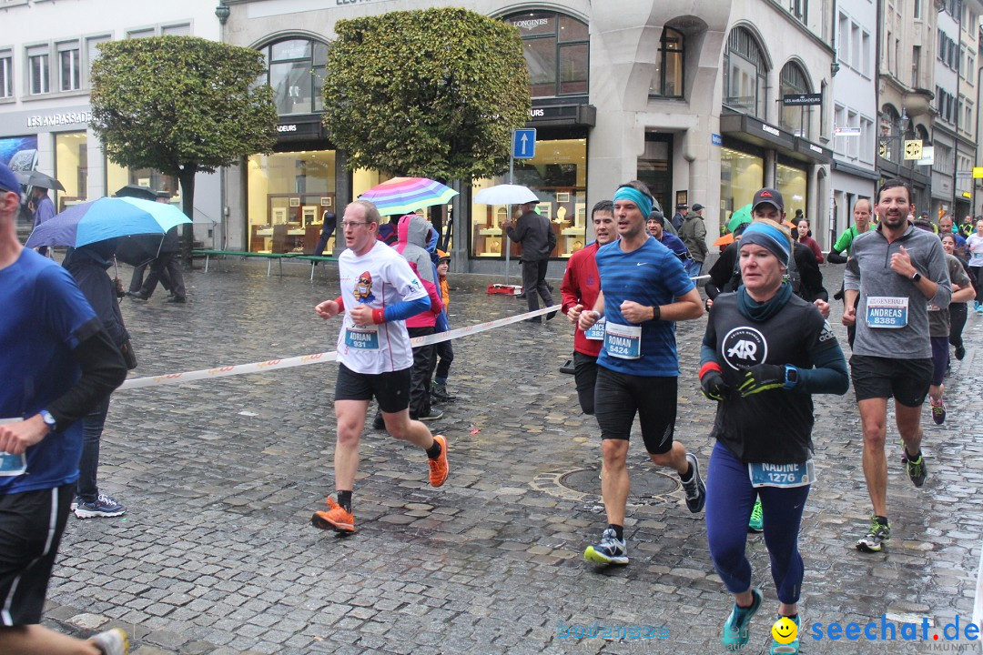 Swiss City Marathon: Lucerne Luzern Schweiz Switzerland, 28.10.2018