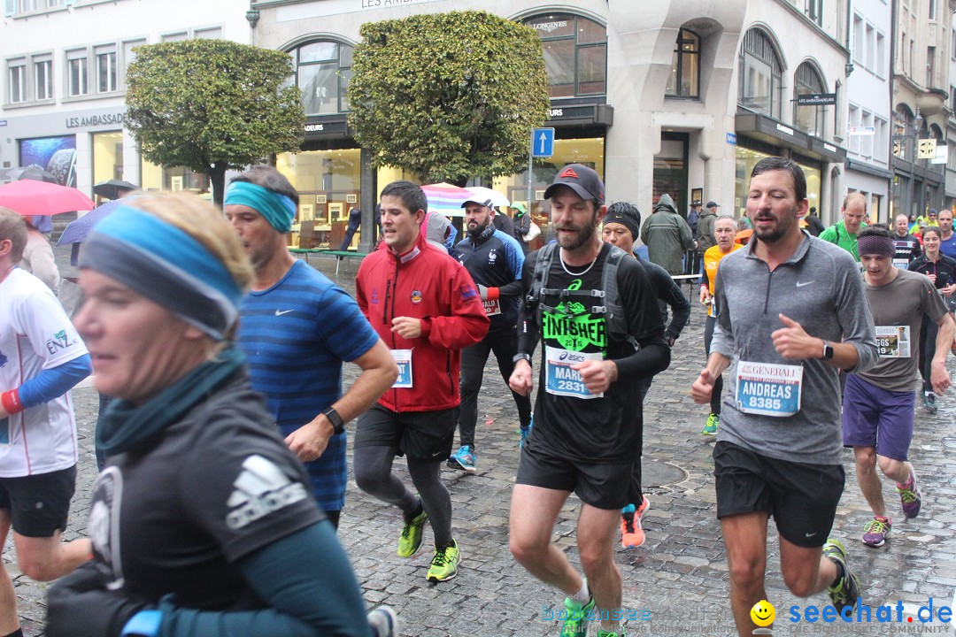 Swiss City Marathon: Lucerne Luzern Schweiz Switzerland, 28.10.2018