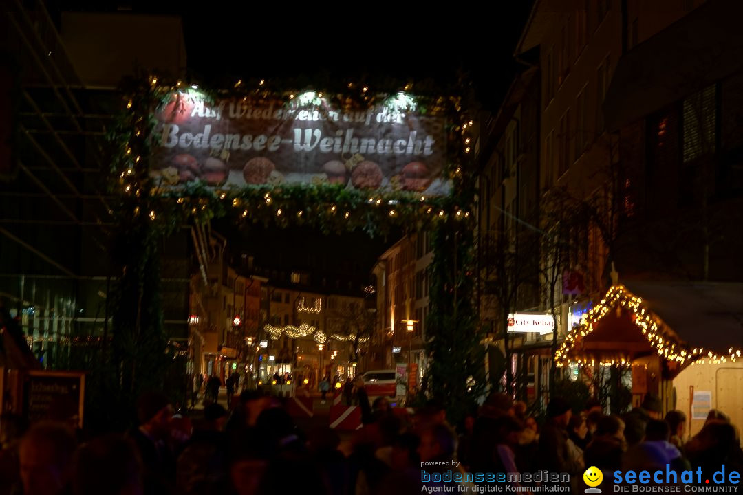 Weihnachtsmarkt mit Eisbahn: Friedrichshafen am Bodensee, 01.12.2018