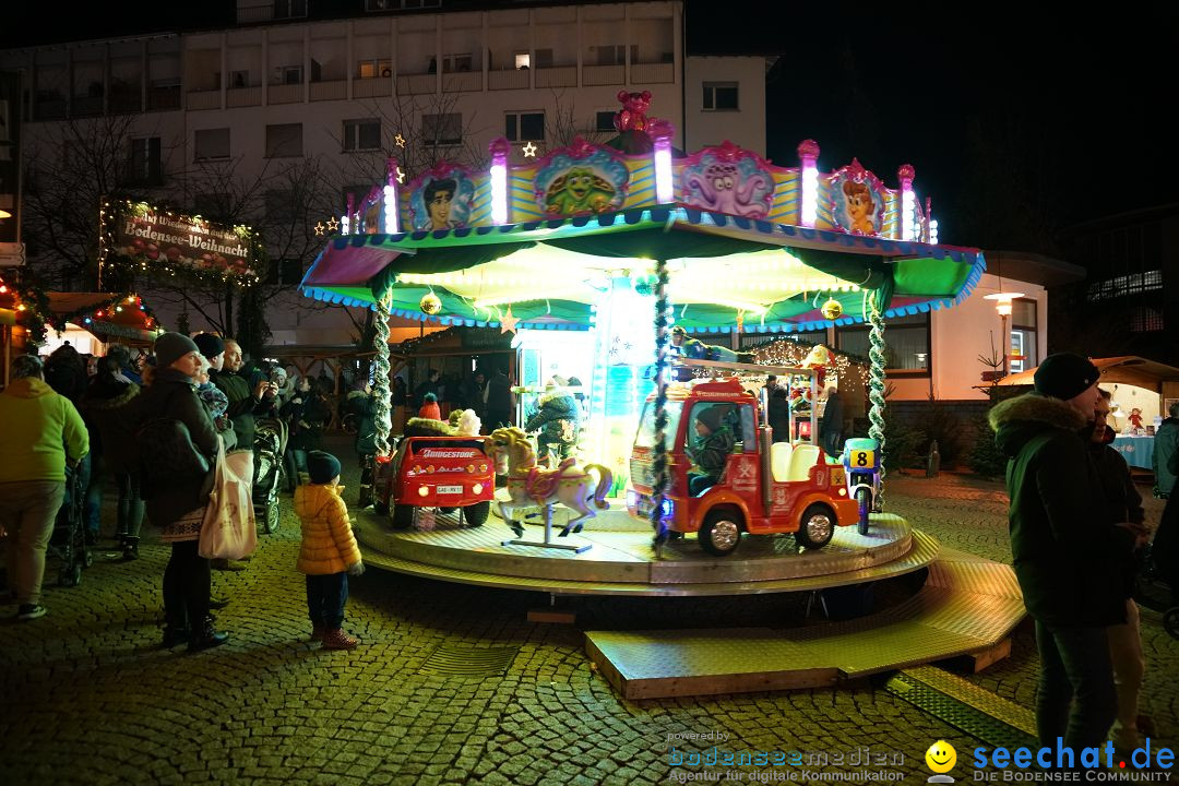 Weihnachtsmarkt mit Eisbahn: Friedrichshafen am Bodensee, 01.12.2018