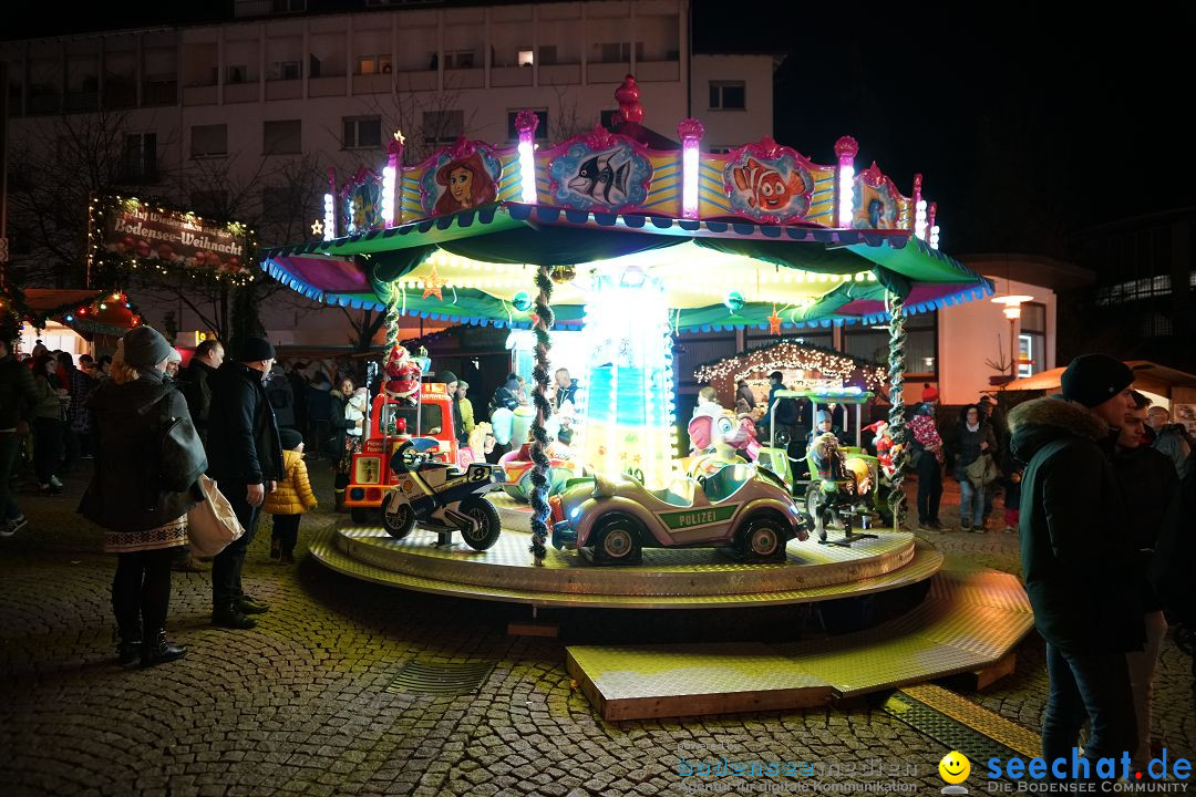 Weihnachtsmarkt mit Eisbahn: Friedrichshafen am Bodensee, 01.12.2018