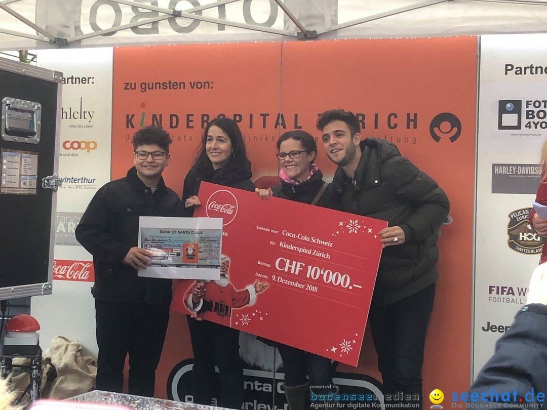 Coca-Cola Christmas Truck Tour mit Luca Haenni: Zuerich, 9.12.2018