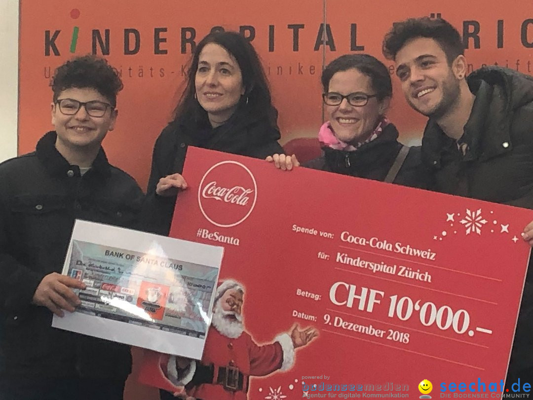 Coca-Cola Christmas Truck Tour mit Luca Haenni: Zuerich, 9.12.2018