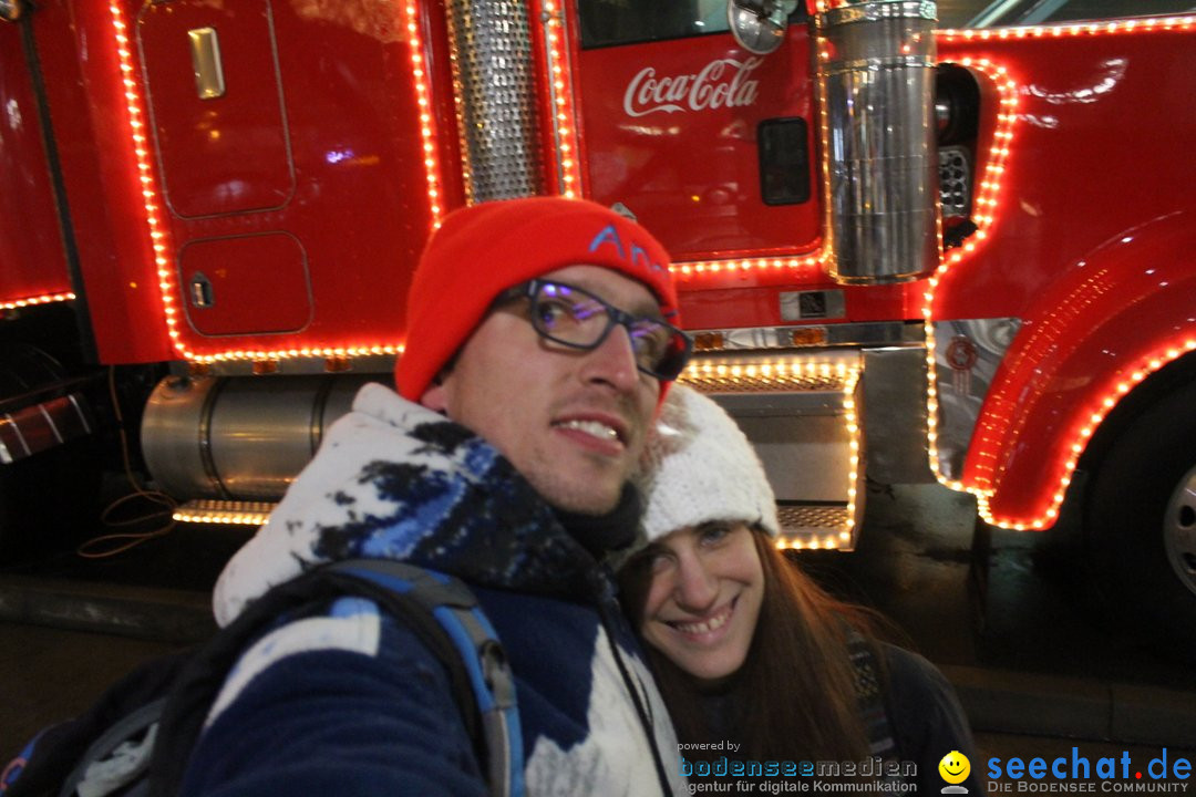 XMAS Coca-Cola Weihnachtstruck: Zuerich, 16.12.2018