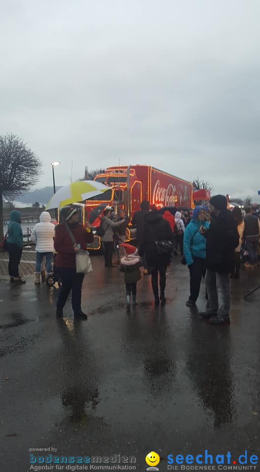 XMAS Coca-Cola Weihnachtstruck: St. Margrethen, 23.12.2018