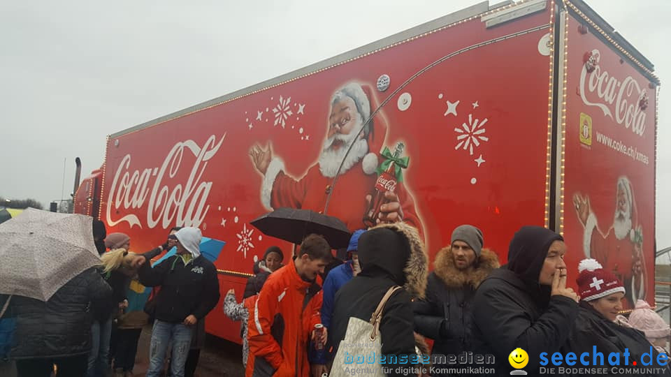 XMAS Coca-Cola Weihnachtstruck: St. Margrethen, 23.12.2018