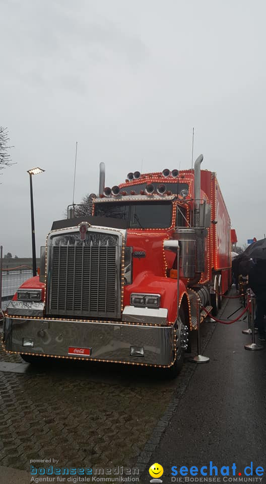 XMAS Coca-Cola Weihnachtstruck: St. Margrethen, 23.12.2018