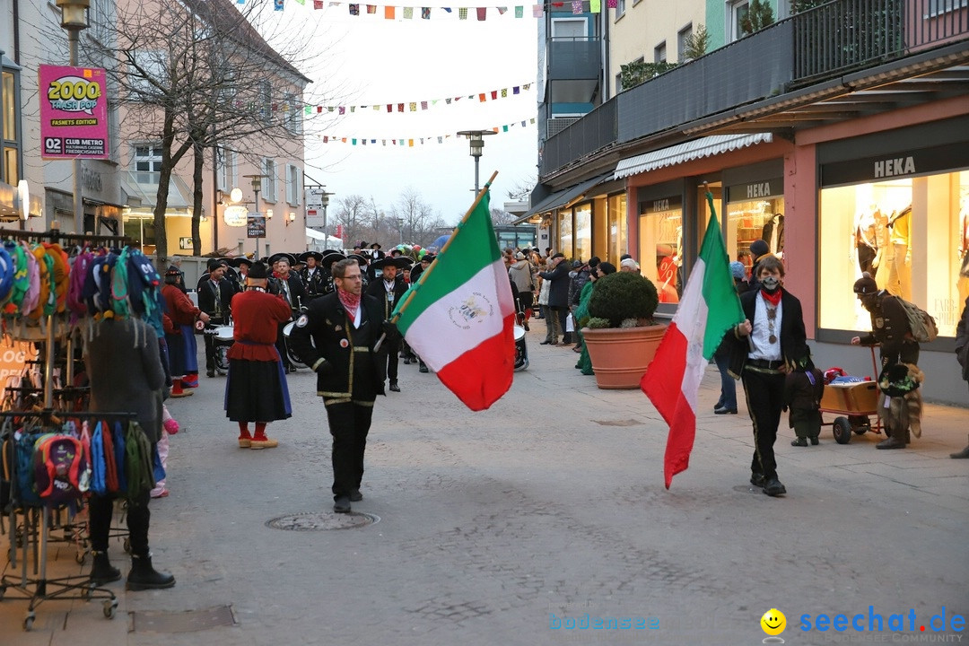 Gruenderumzug und Narrenbaumstellen: Friedrichshafen, 02.02.2019