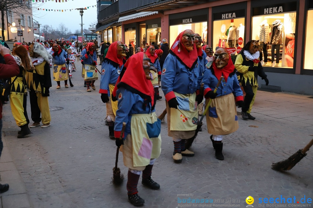 Gruenderumzug und Narrenbaumstellen: Friedrichshafen, 02.02.2019