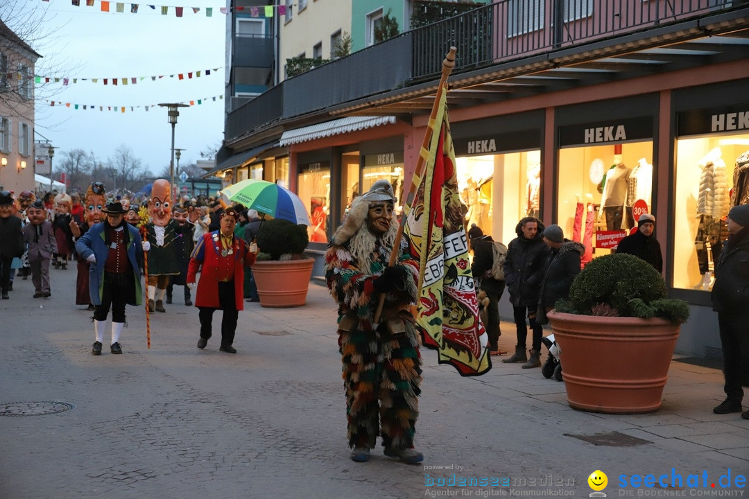 Gruenderumzug und Narrenbaumstellen: Friedrichshafen, 02.02.2019