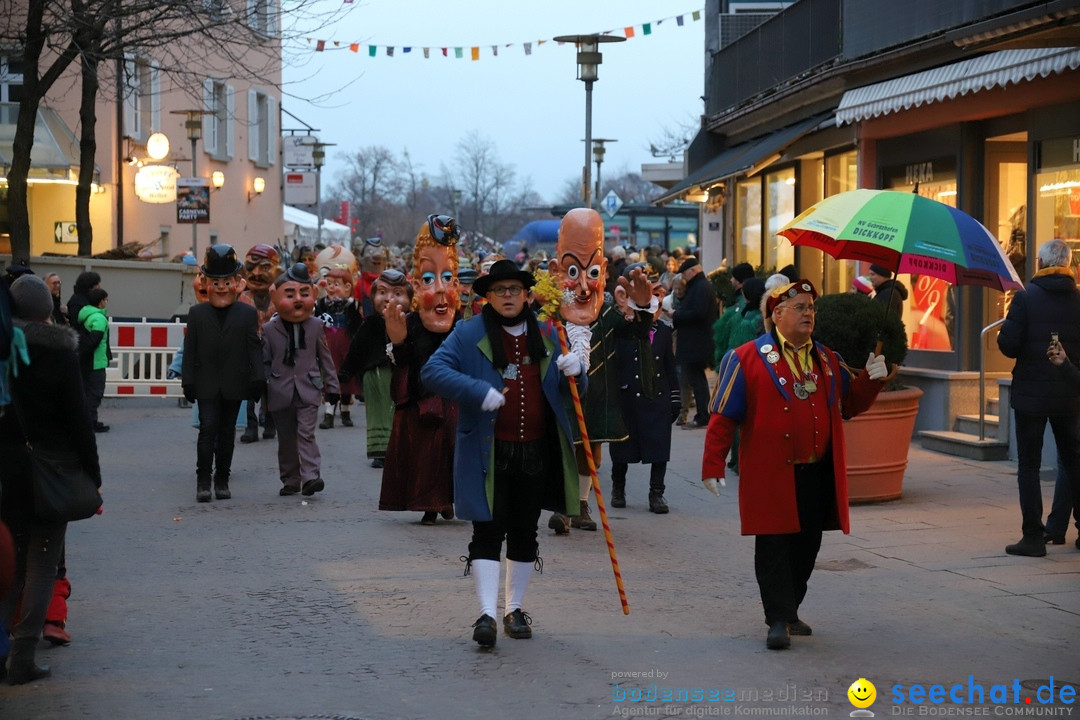 Gruenderumzug und Narrenbaumstellen: Friedrichshafen, 02.02.2019