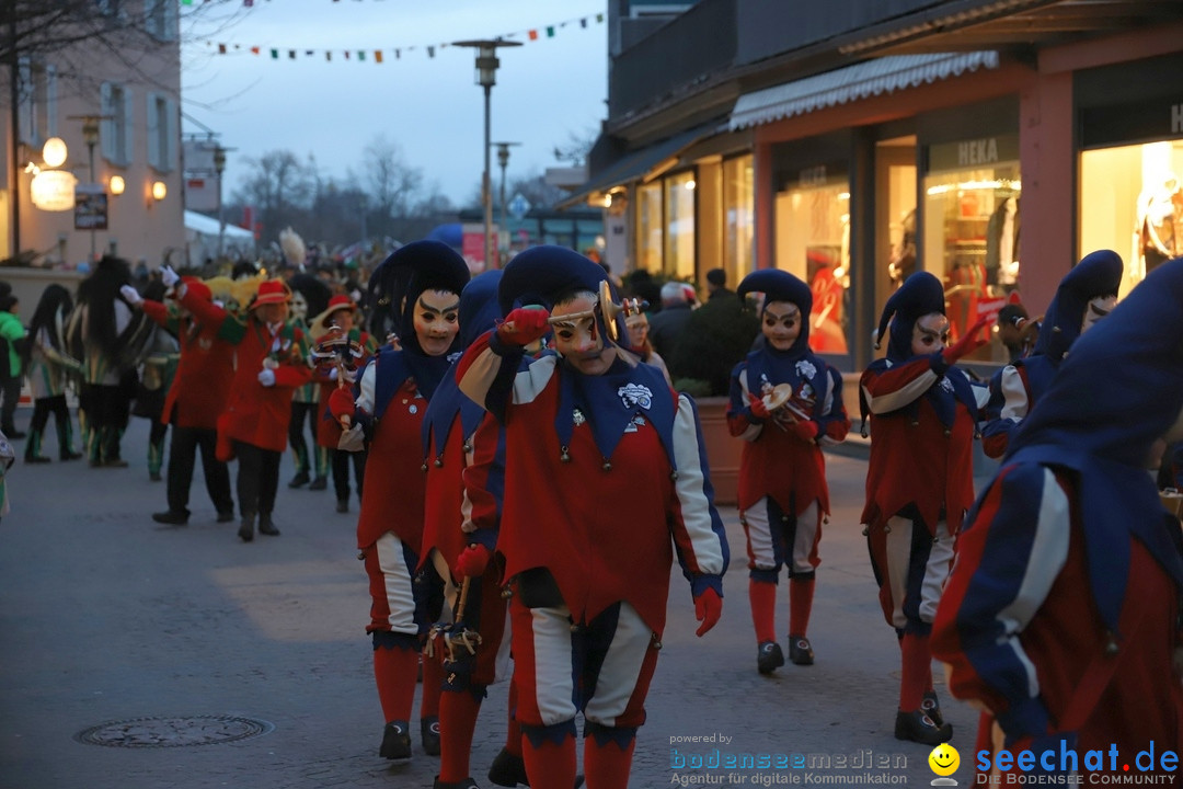 Gruenderumzug und Narrenbaumstellen: Friedrichshafen, 02.02.2019