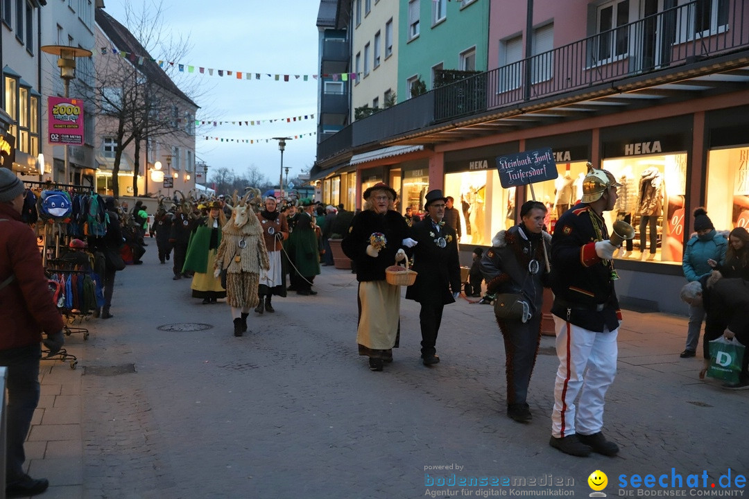 Gruenderumzug und Narrenbaumstellen: Friedrichshafen, 02.02.2019