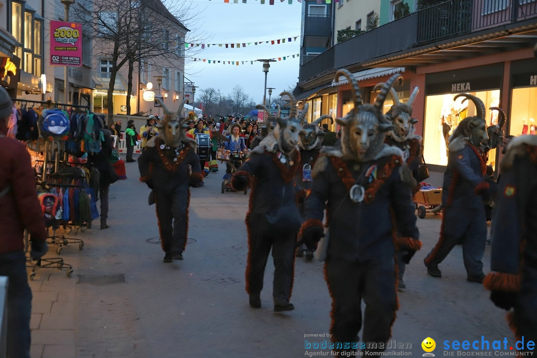 Gruenderumzug und Narrenbaumstellen: Friedrichshafen, 02.02.2019