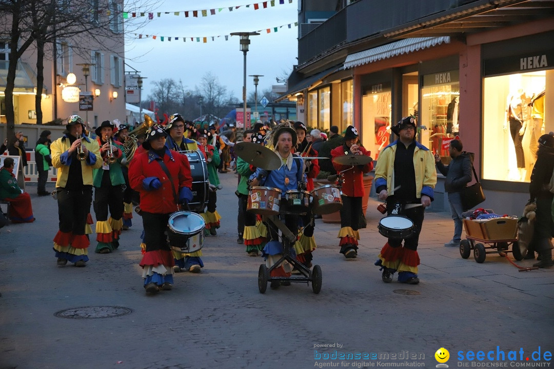 Gruenderumzug und Narrenbaumstellen: Friedrichshafen, 02.02.2019