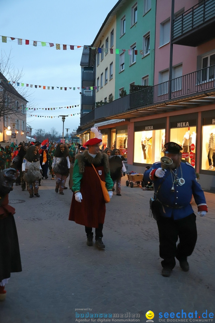 Gruenderumzug und Narrenbaumstellen: Friedrichshafen, 02.02.2019