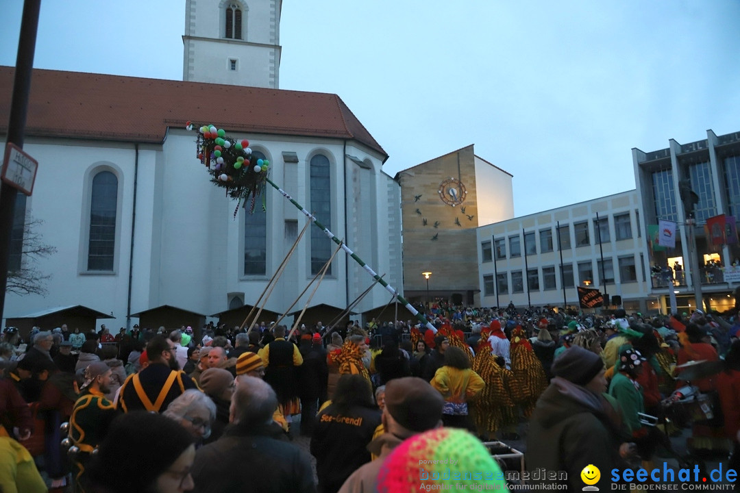 Gruenderumzug und Narrenbaumstellen: Friedrichshafen, 02.02.2019