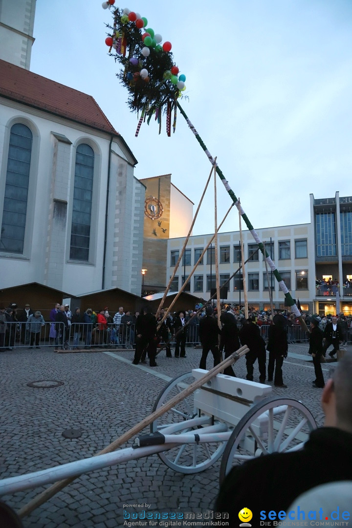 Gruenderumzug und Narrenbaumstellen: Friedrichshafen, 02.02.2019