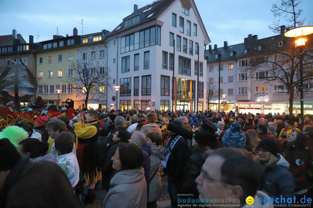 Gruenderumzug und Narrenbaumstellen: Friedrichshafen, 02.02.2019