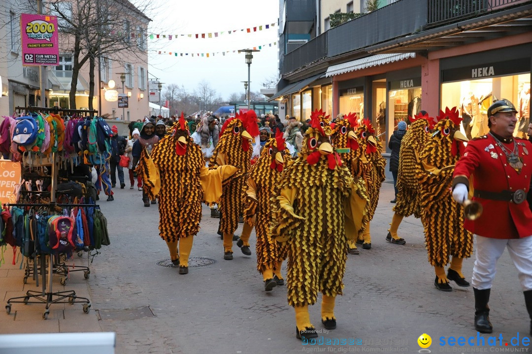 Gruenderumzug und Narrenbaumstellen: Friedrichshafen, 02.02.2019