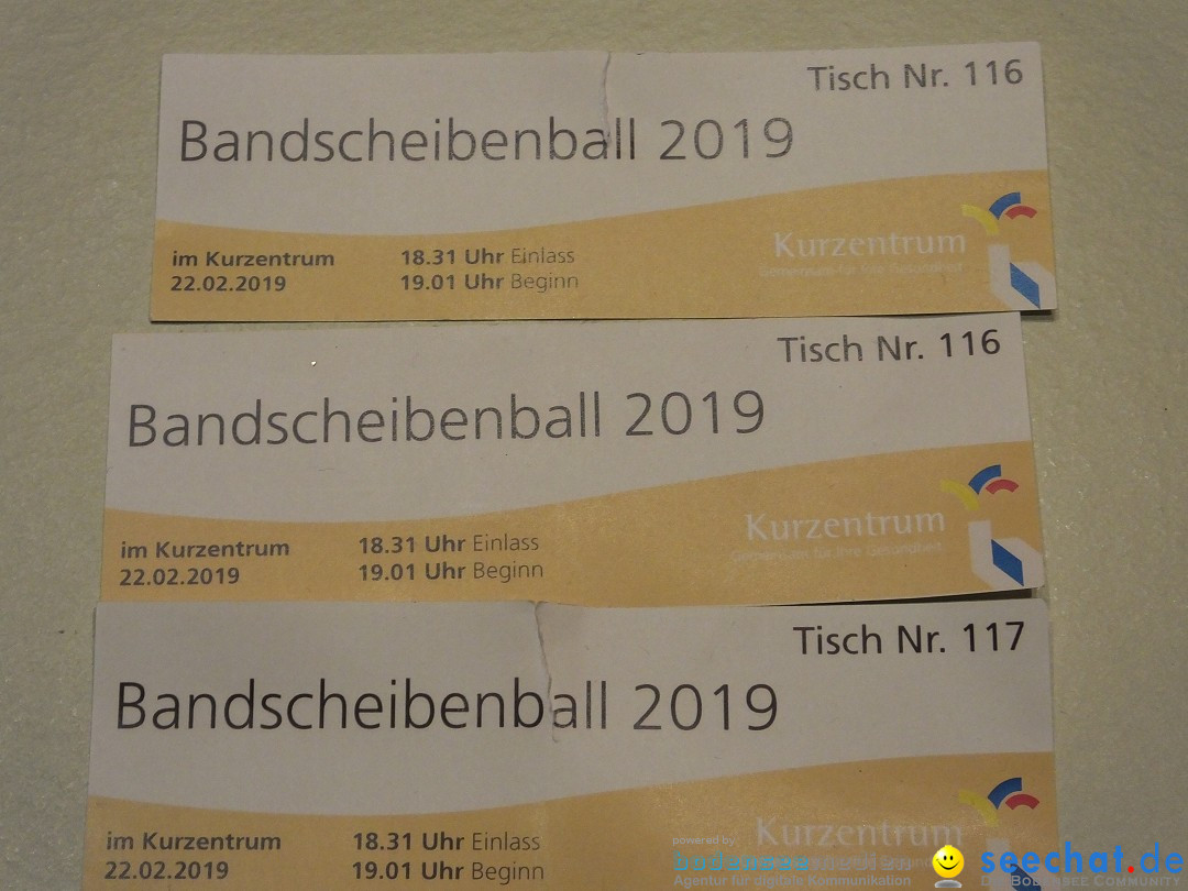 Bandscheibenball 2019: Bad Buchau am Bodensee, 22.02.2019