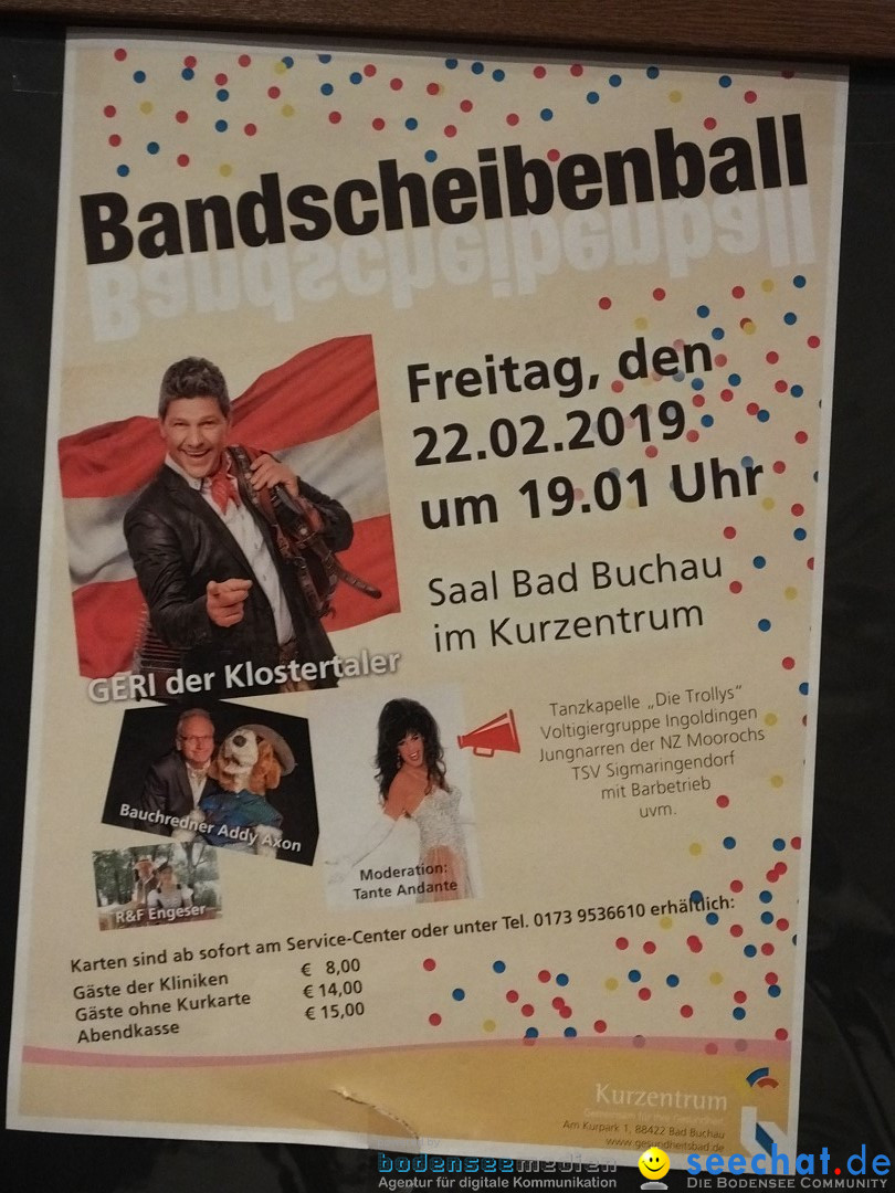 Bandscheibenball 2019: Bad Buchau am Bodensee, 22.02.2019