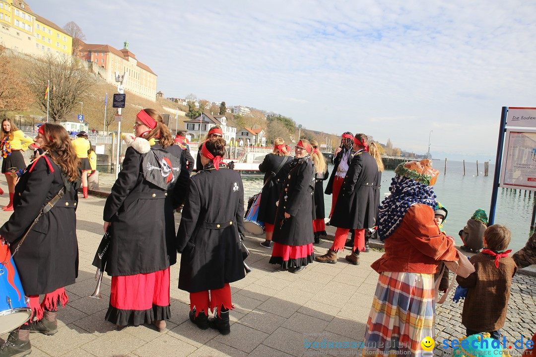 Fasnetsumzug mit Narrenbaumstellen: Meersburg am Bodensee, 24.02.2019