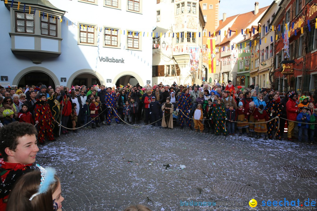 Fasnetsumzug mit Narrenbaumstellen: Meersburg am Bodensee, 24.02.2019