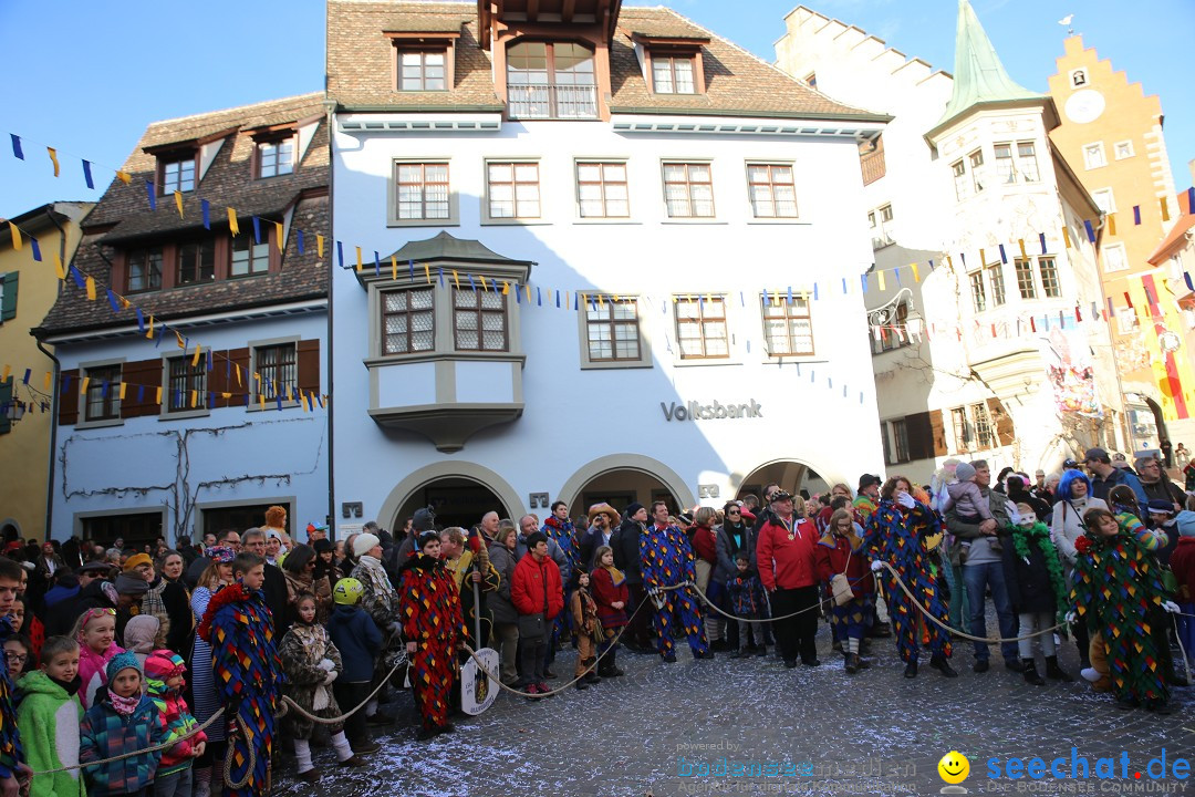 Fasnetsumzug mit Narrenbaumstellen: Meersburg am Bodensee, 24.02.2019