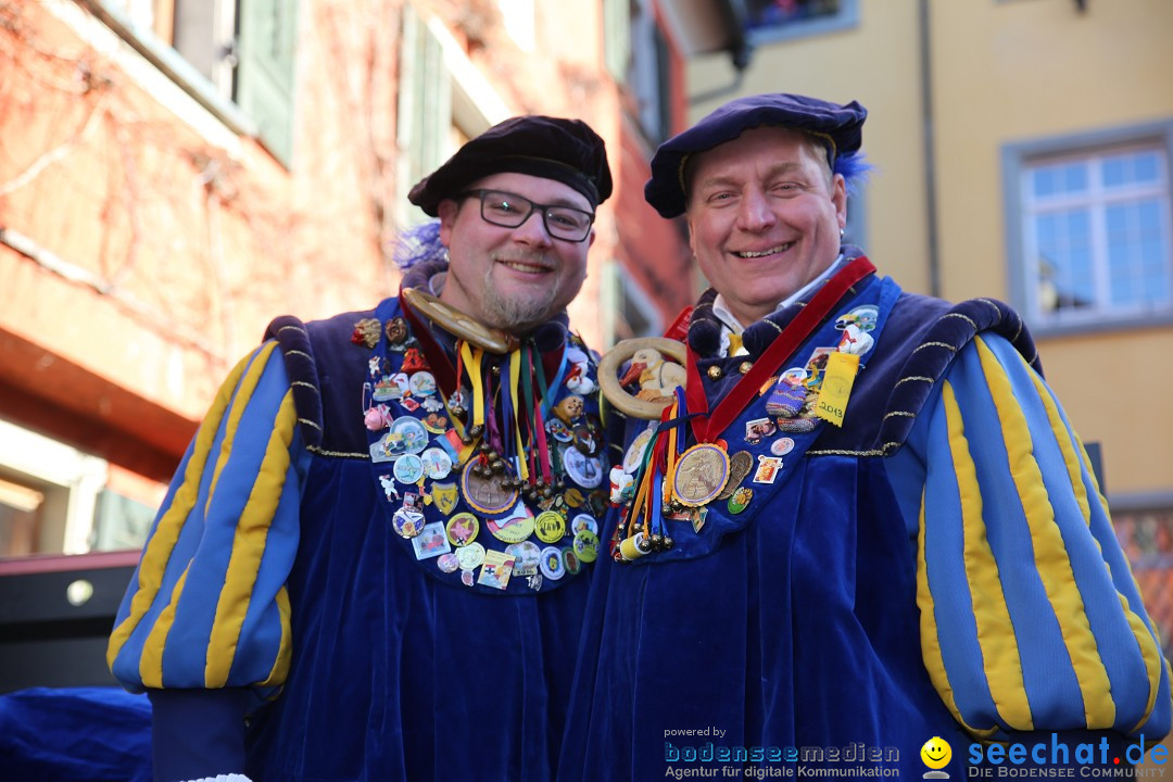 Fasnetsumzug mit Narrenbaumstellen: Meersburg am Bodensee, 24.02.2019