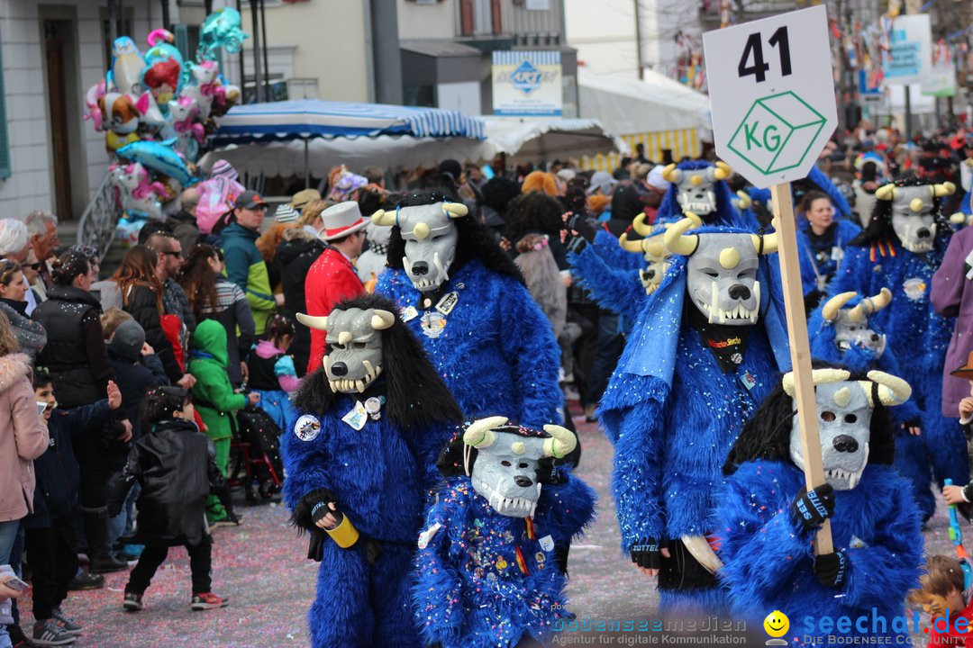 Fasnetsumzug - Fasching: Kreuzlingen am Bodensee, 24.02.2019