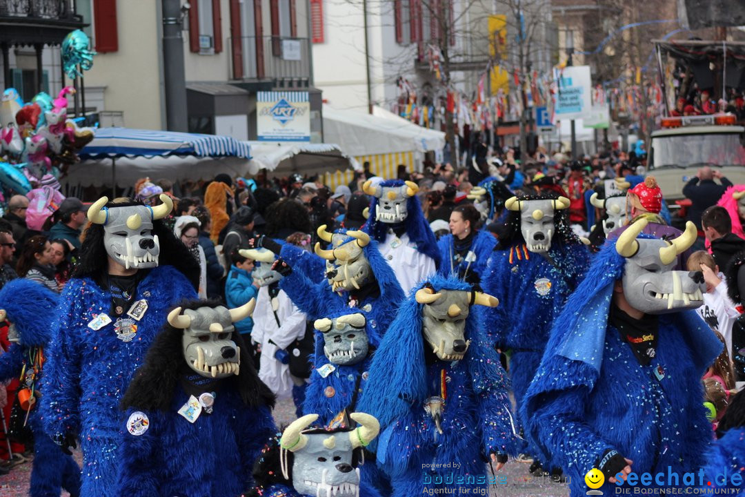 Fasnetsumzug - Fasching: Kreuzlingen am Bodensee, 24.02.2019