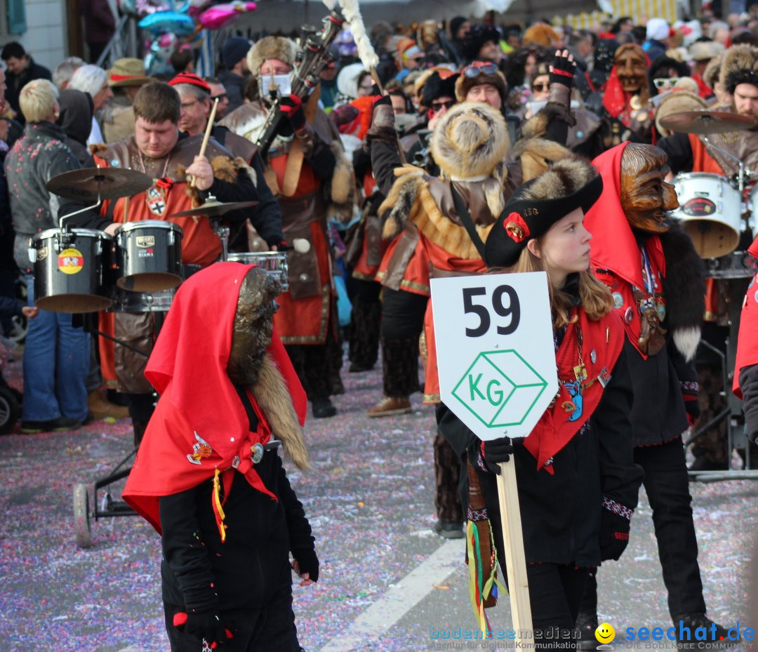 Fasnetsumzug - Fasching: Kreuzlingen am Bodensee, 24.02.2019