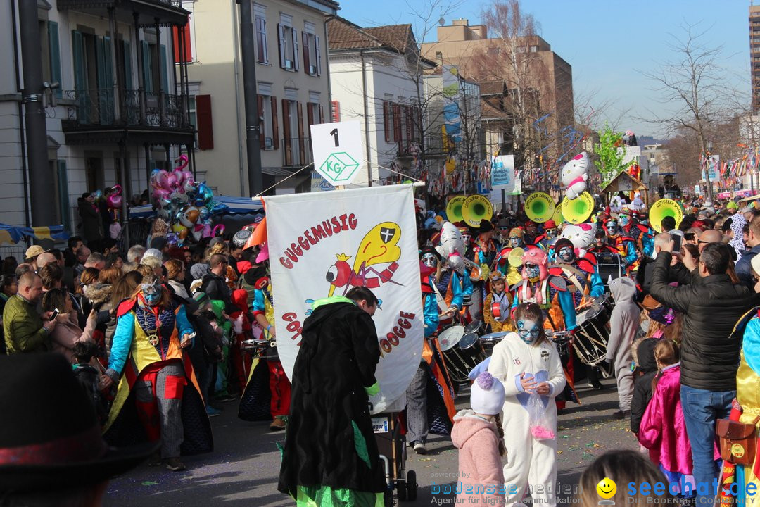 Fasnetsumzug - Fasching: Kreuzlingen am Bodensee, 24.02.2019